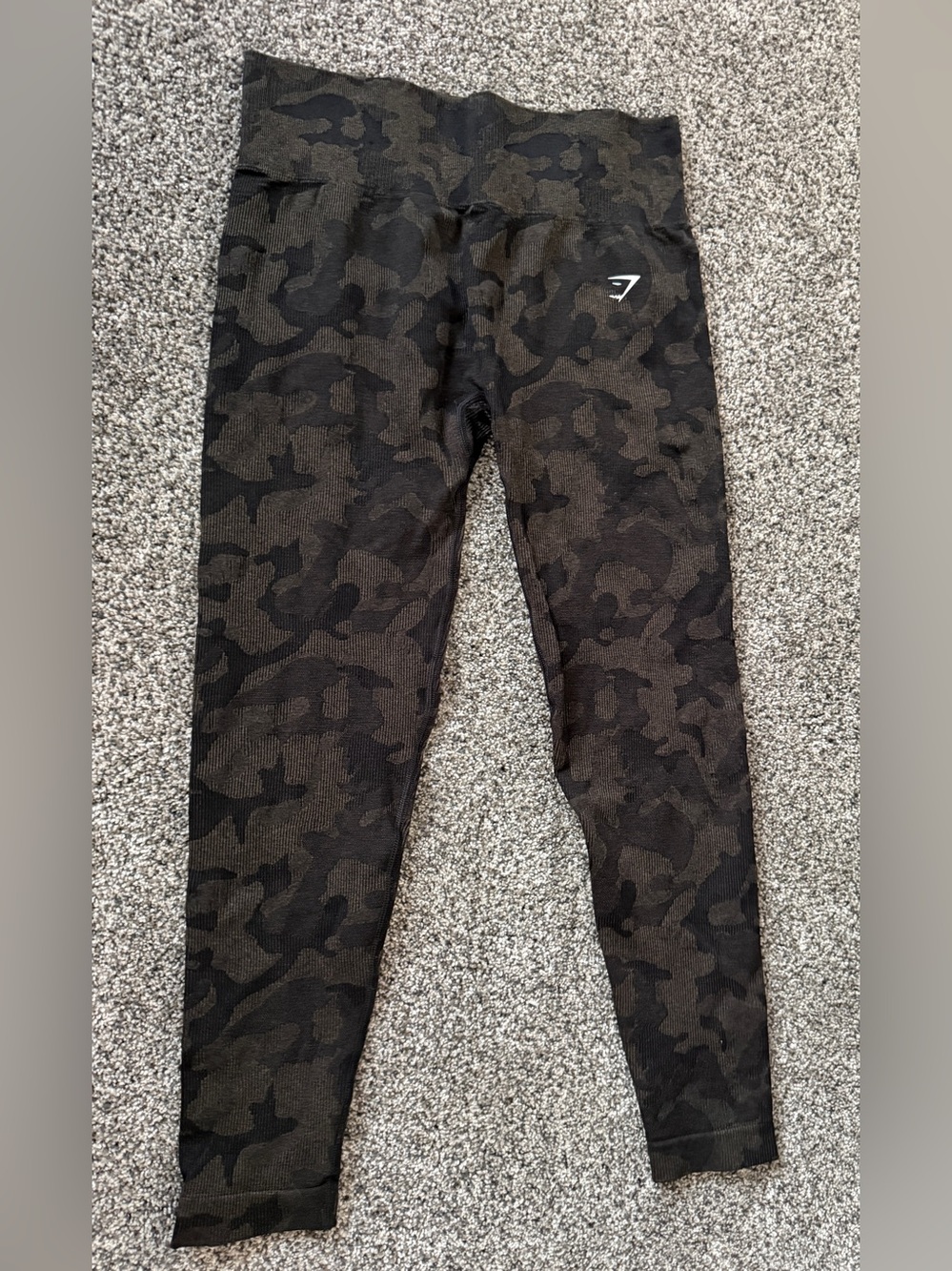 Gymshark Black Camo High-Waisted Leggings